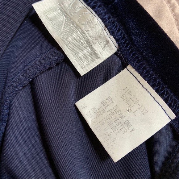 Beautiful Blue VINTAGE VELVET Skater dress - Picture 5 of 5